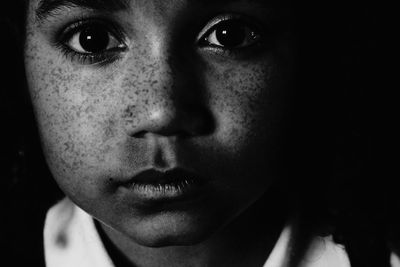 Close-up portrait of girl