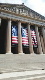 Low angle view of historical building