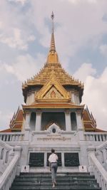 Low angle view of a temple