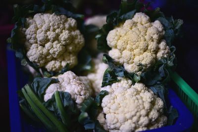 Close-up of vegetables for sale in market