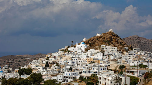 A view of the chora, ios, greece