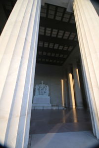 Low angle view of statue