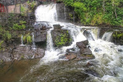 Waterfall in forest