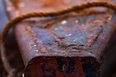 Close-up of rusty metal