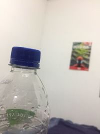 Close-up of water bottle