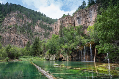 Scenic view of lake