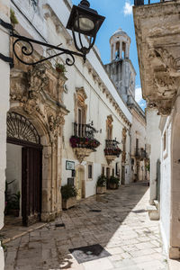 Street amidst buildings in city