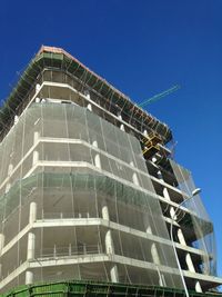 Low angle view of modern building