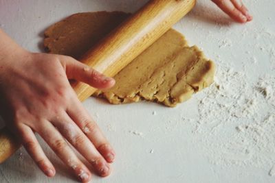 Close-up of cropped hands