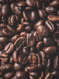 Full frame shot of coffee beans