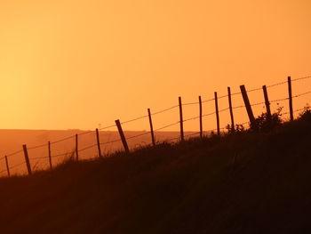 View of sky at sunset