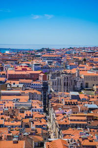 View of carmo convent lisbon portugal 