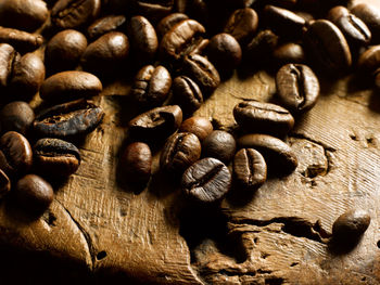 Full frame shot of coffee beans