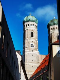 Low angle view of building against sky