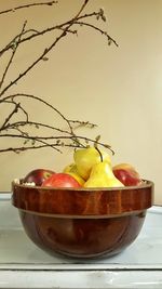 Close-up of fruit bowl