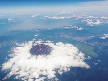 Aerial view of landscape