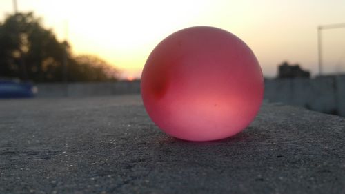 focus on foreground
