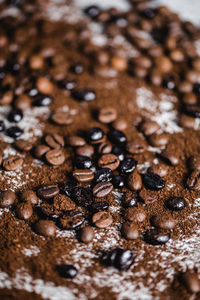 Close-up of coffee beans