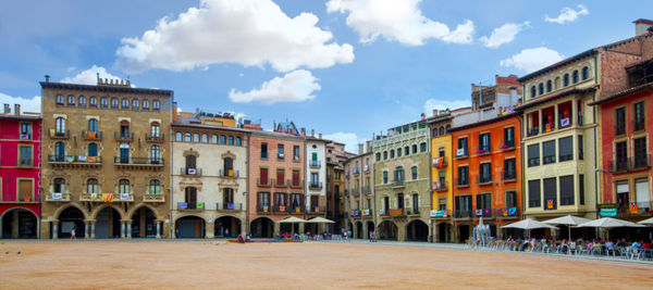 Panoramic view of buildings in city