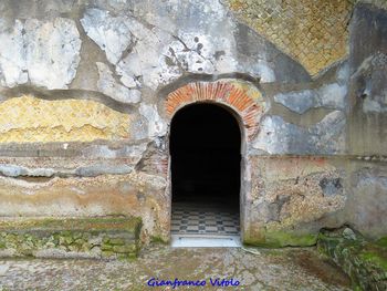 Entrance of old building