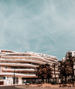 Low angle view of building against sky