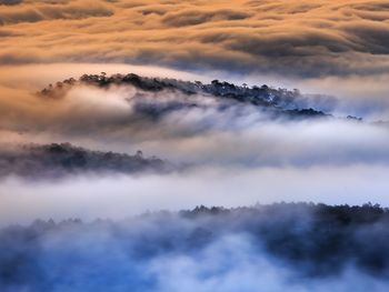 Low angle view of clouds in sky