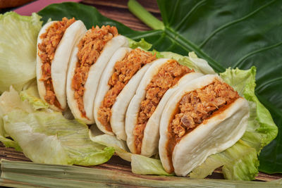 Close-up of food on plate