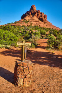 Scenic view of landscape against clear sky