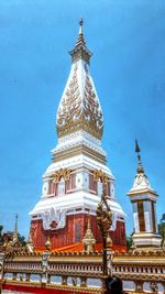 Low angle view of temple