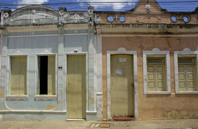 Facade of old building