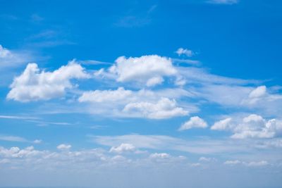 Low angle view of clouds in sky
