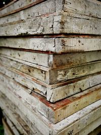 Full frame shot of wood on wall