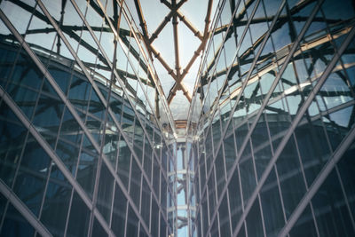 Low angle view of modern building