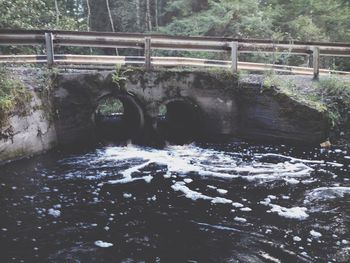 Footbridge over river