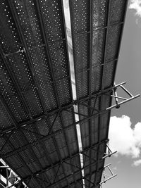 Low angle view of built structure against sky