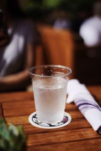 Close-up of drink on table