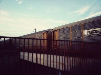 Bridge against sky during sunset