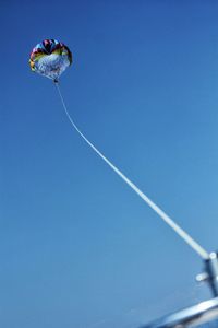 Low angle view of parachute