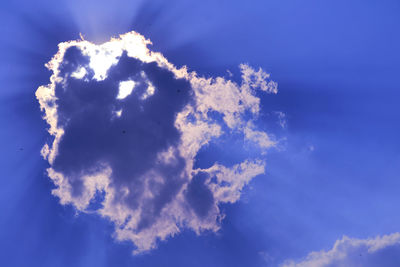 Low angle view of clouds in sky