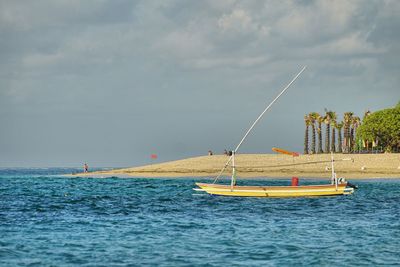 Boat on sea