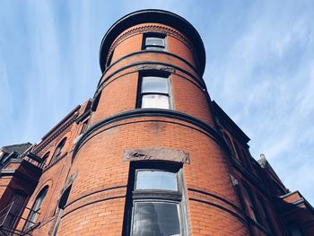 Low angle view of historical building against sky