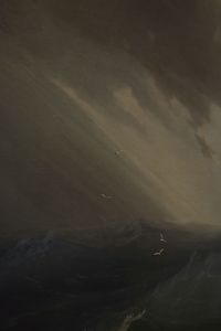 Scenic view of desert against sky at night