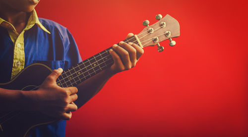 Man playing guitar