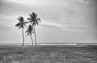 View of calm sea against the sky