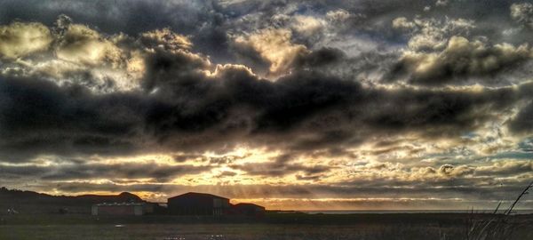 Scenic view of dramatic sky