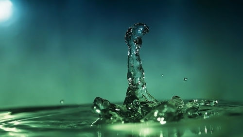 Close-up of water splashing