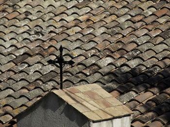 Full frame shot of roof tiles