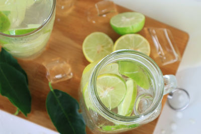 Close-up of drink on table