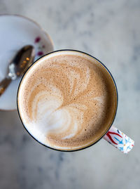 Close-up of coffee on table