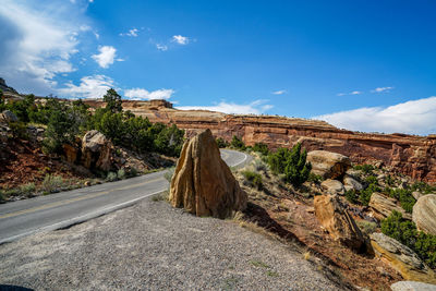 Panoramic view of landscape against sky